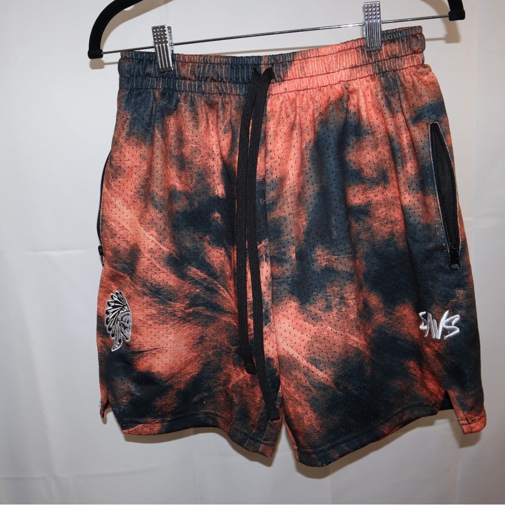 SAVS Mars bleached mesh hoop shorts